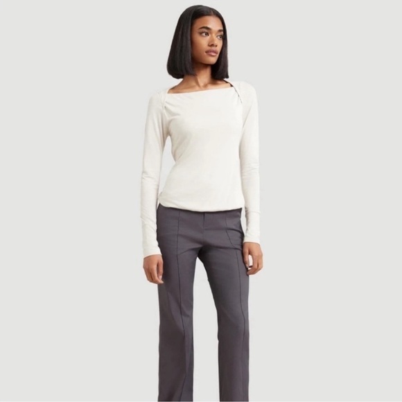 Modern Citizen Cream Long Sleeve Top - Picture 3 of 8